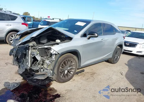 2019 Lexus Rx 350 F Sport z USA, uszkodzony, nr VIN 2T2BZMCA2KC196862